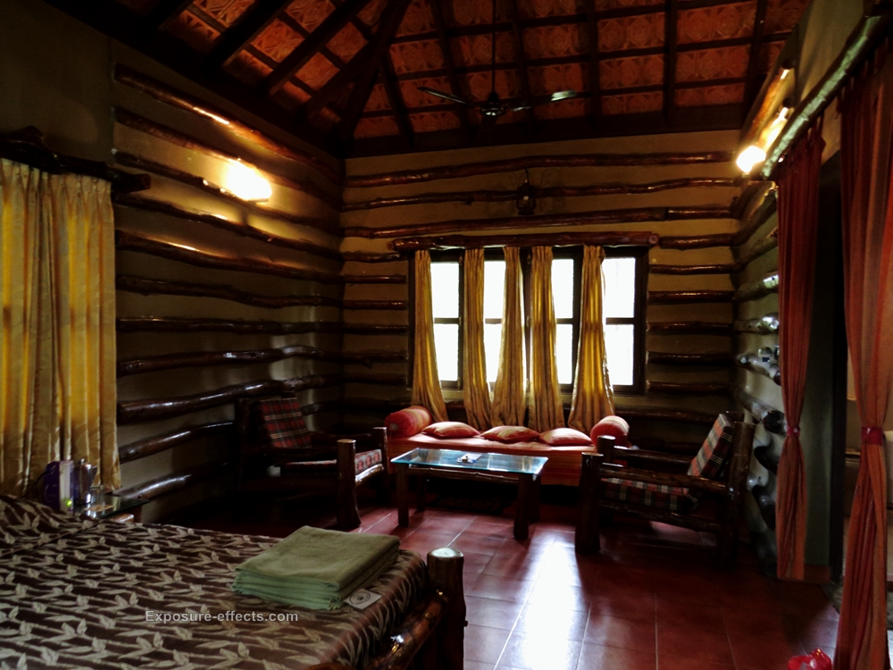 Jungle Lodges and Resorts Cottage Interiors at Dubare Elephant Camp