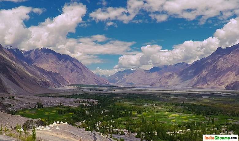 Nubra Valley view from Diskit