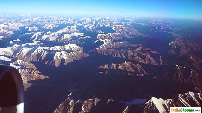 Ladakh aerial view