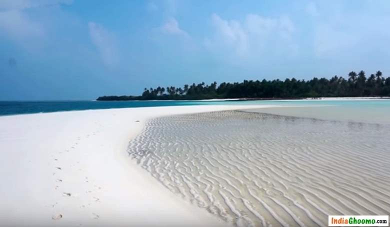 Lakshadweep Bangaram island Sand Bank