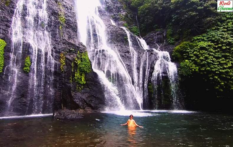 Bali Waterfall Banyumala Waterfall swimming