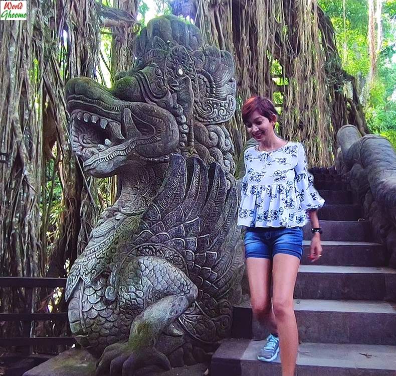 Dragon Bridge Ubud Monkey Forest