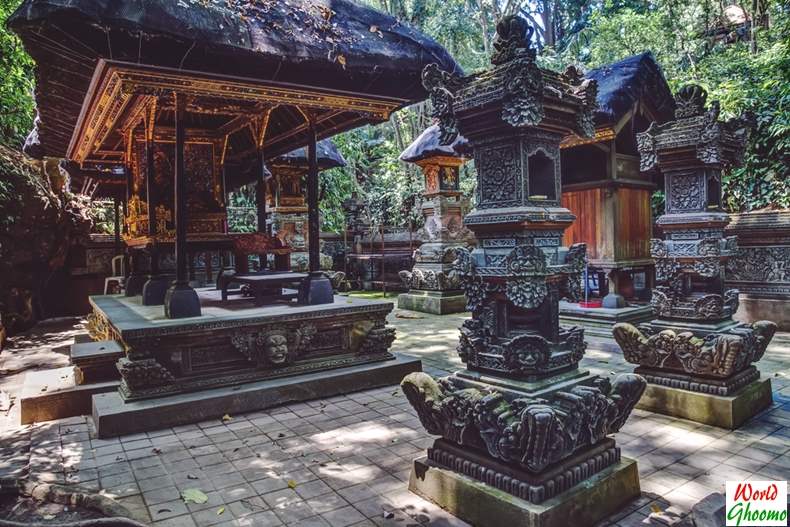 Temples inside Ubud Monkey Forest