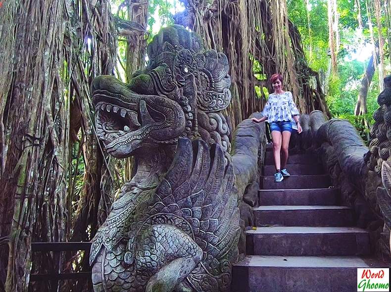 Ubud Monkey Forest Dragon Bridge